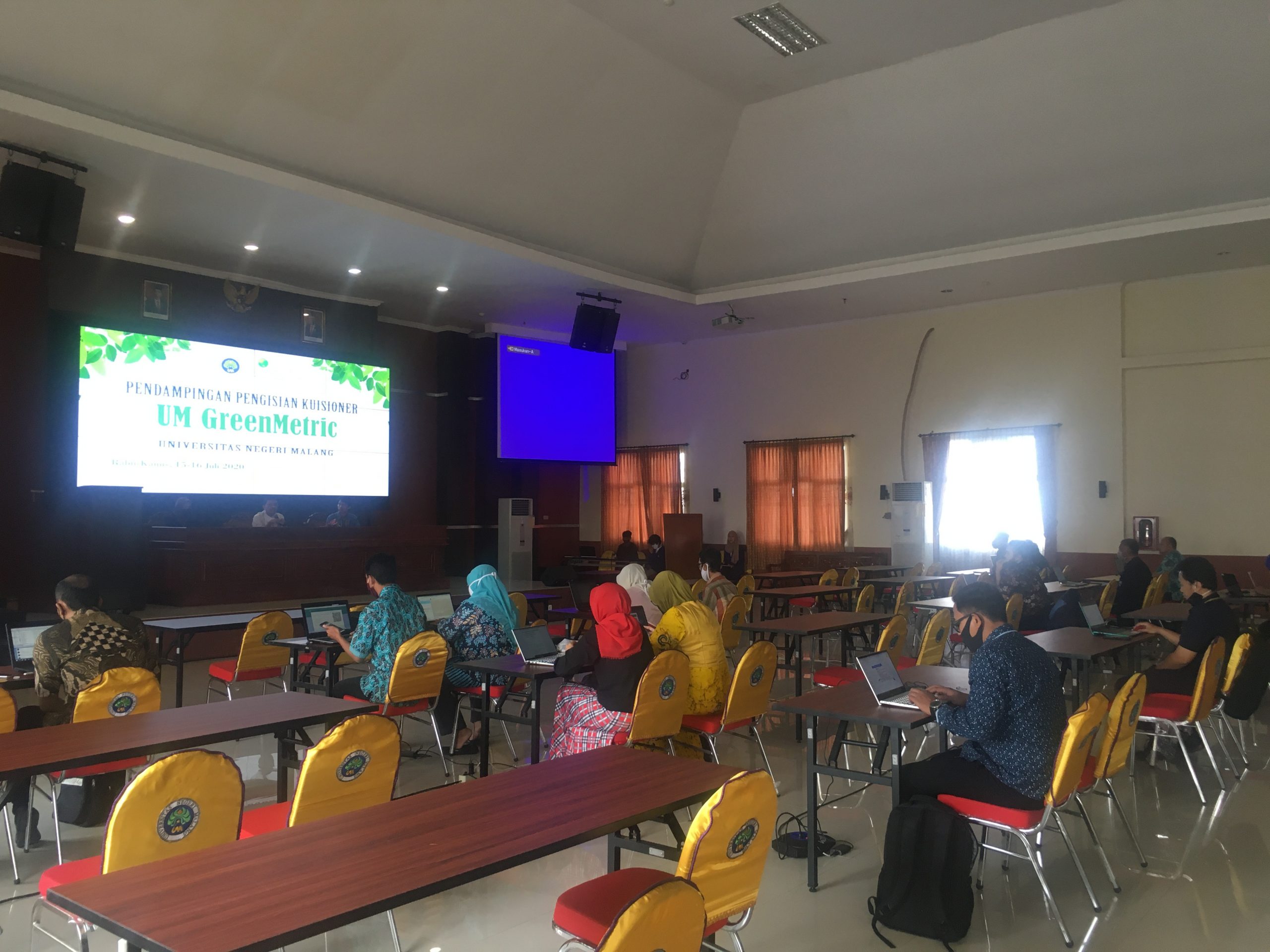 PENDAMPINGAN PENGISIAN KUESIONER UM GREENMETRIC
